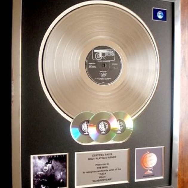 The Who Multi Platinum Award "Quadrophenia"  