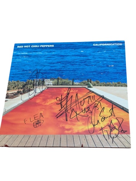 Red Hot Chili Peppers Signed Californication Vinyl LP