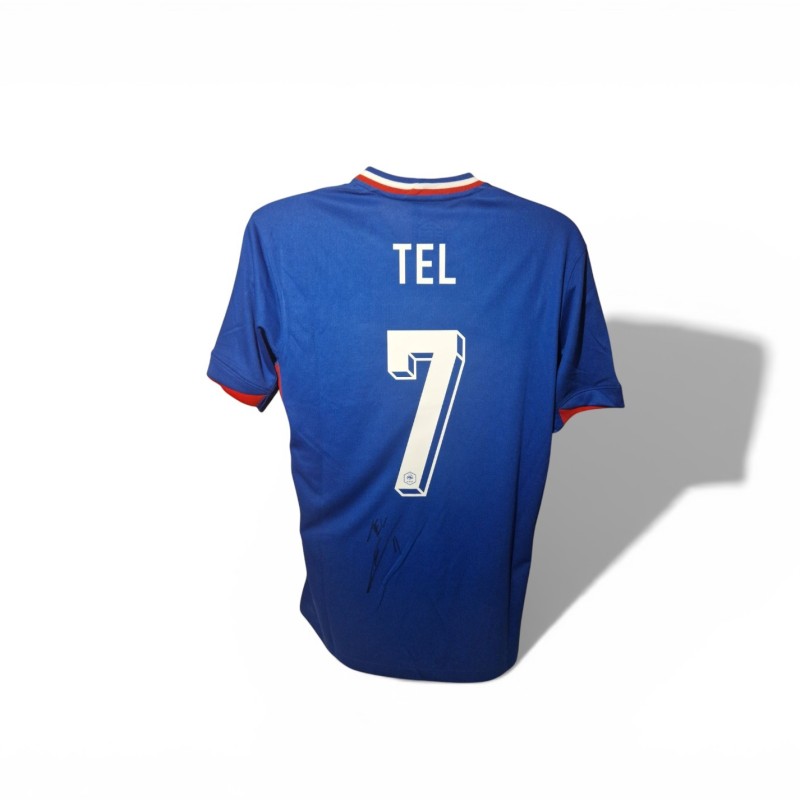Mathys Tel's France 24/25 Signed Football Shirt