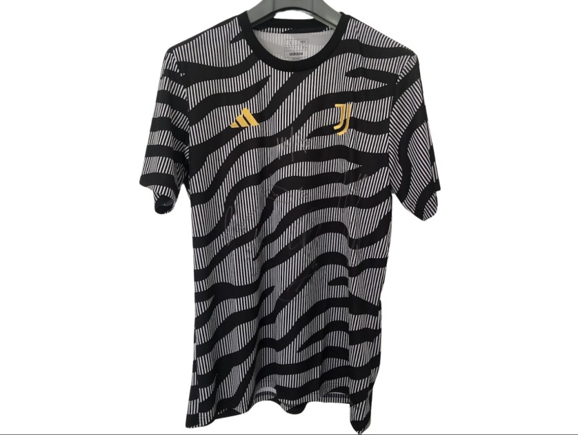 Juventus Pre-Match Shirt, 2023/24 - Signed by the Players