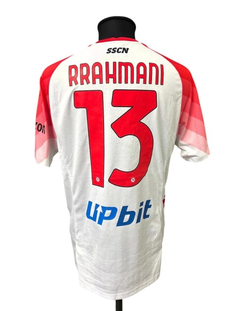 Rrahmani's Napoli vs Cremonese Issued Shirt, 2023 - Valentine's Day Special Edition