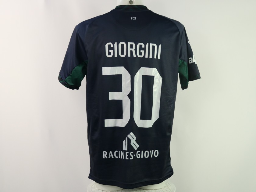 Giorgini's Signed Unwashed Shirt, Cesena vs Sudtirol 2024