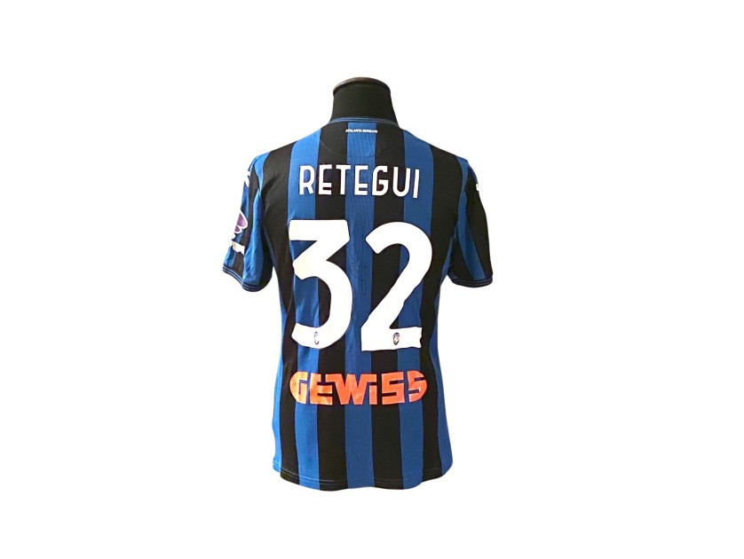 Retegui's Signed Match-Worn Shirt Atalanta, 2024/25