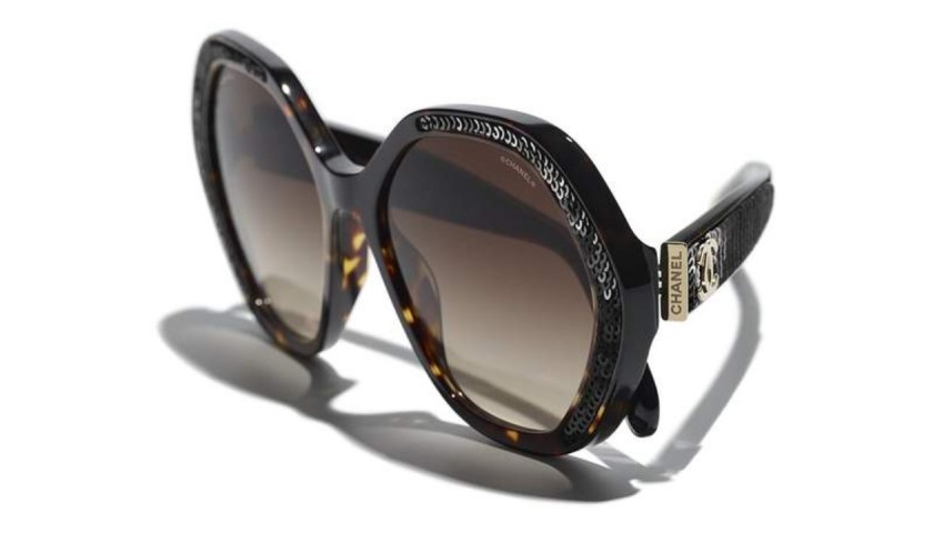 Chanel Dark Havana Sunglasses