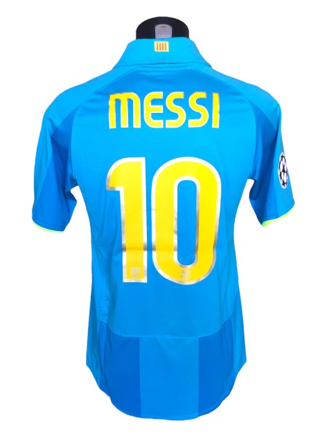 Maglia preparata di Lionel Messi per la partita FC Barcellona-Shakhtar Donetsk 2008