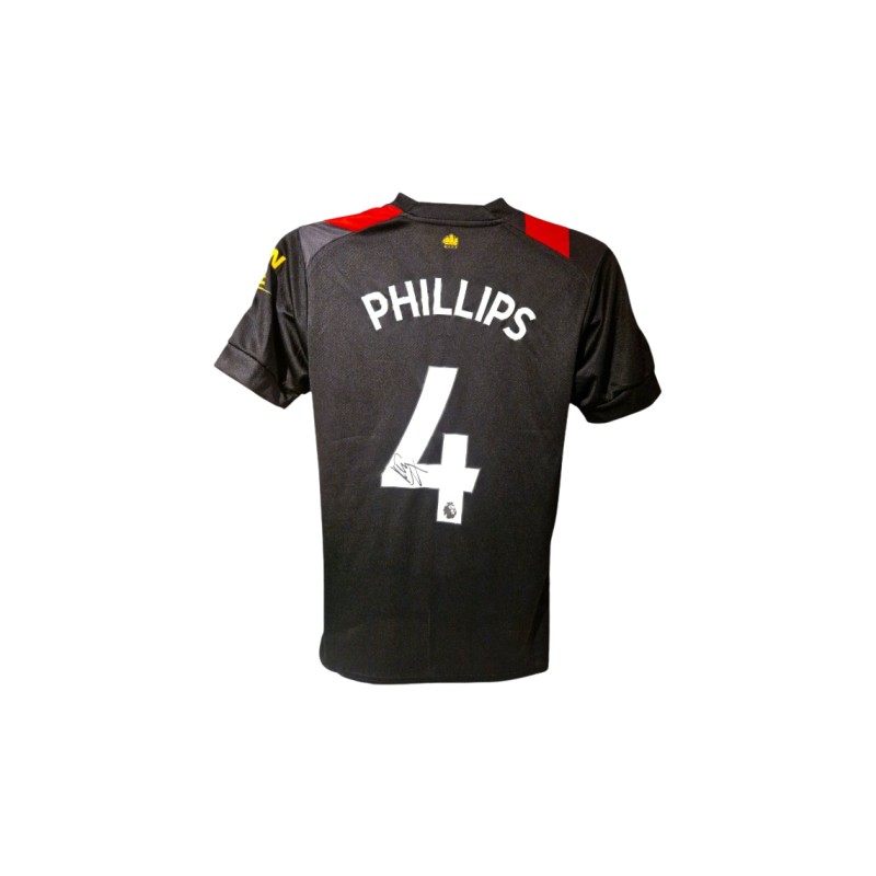 Maglia ufficiale da trasferta firmata da Kalvin Phillips Manchester City 2022/23