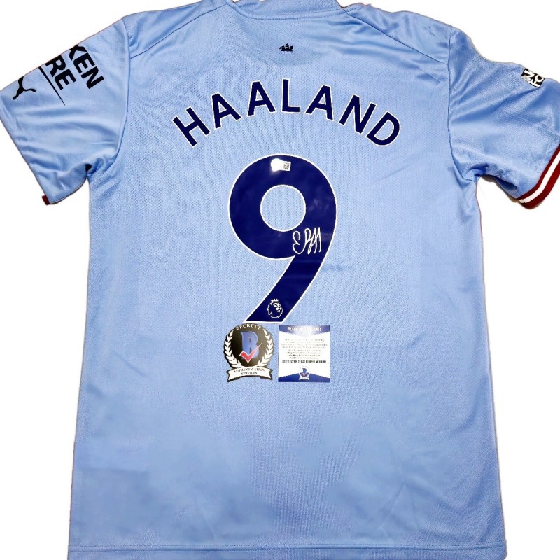 Erling Haaland's Manchester City 2022/23 Signed Shirt