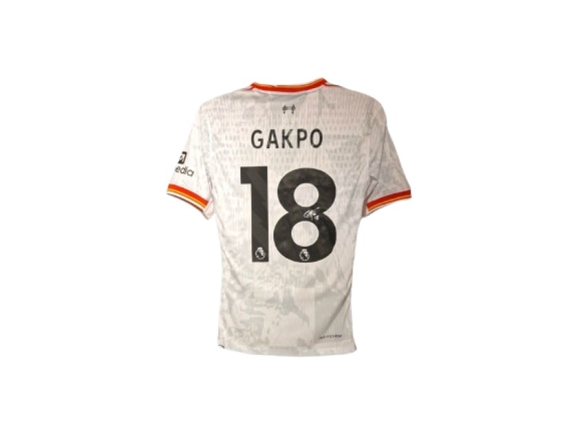 Maglia third replica Liverpool 2024/25 firmata da Cody Gakpo