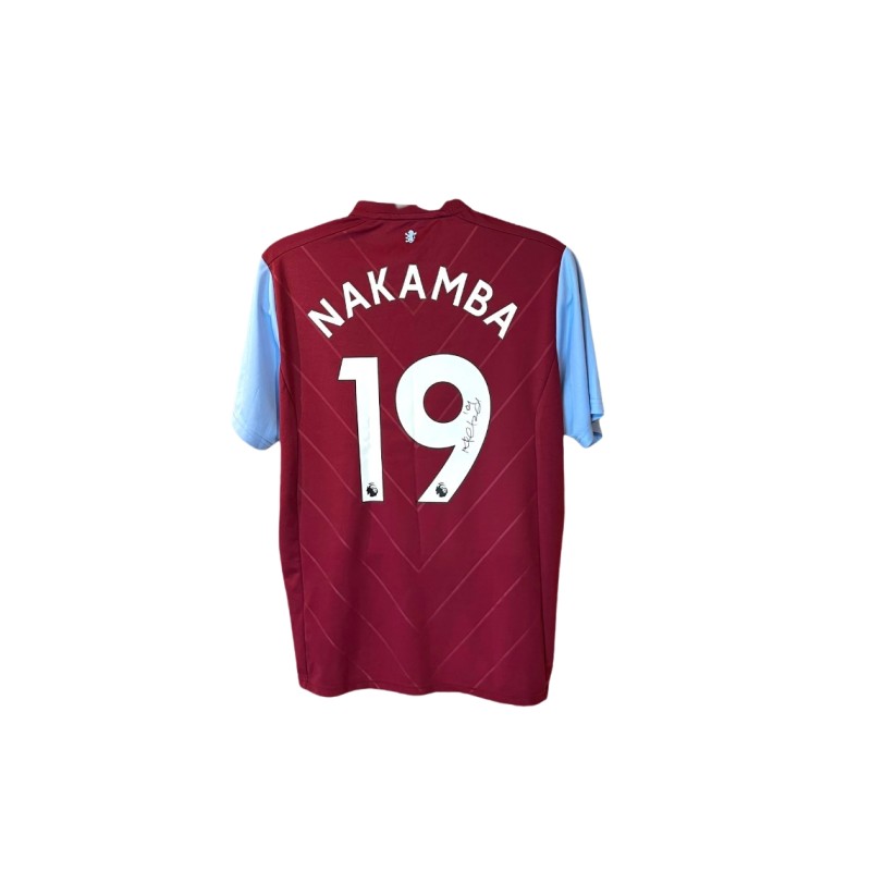 Marvelous Nakamba's Aston Villa 2022/23 Signed Official Shirt