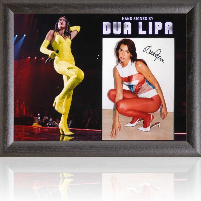 A Pair of Dua Lipa VIP Wembley Seats with Signed Memorabilia