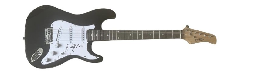 Robert Smith of the Cure Signed Electtric Guitar