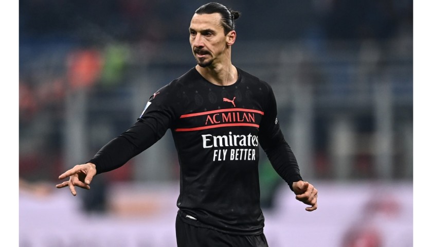 Ibrahimovic's Milan Match Shirt, 2021/22