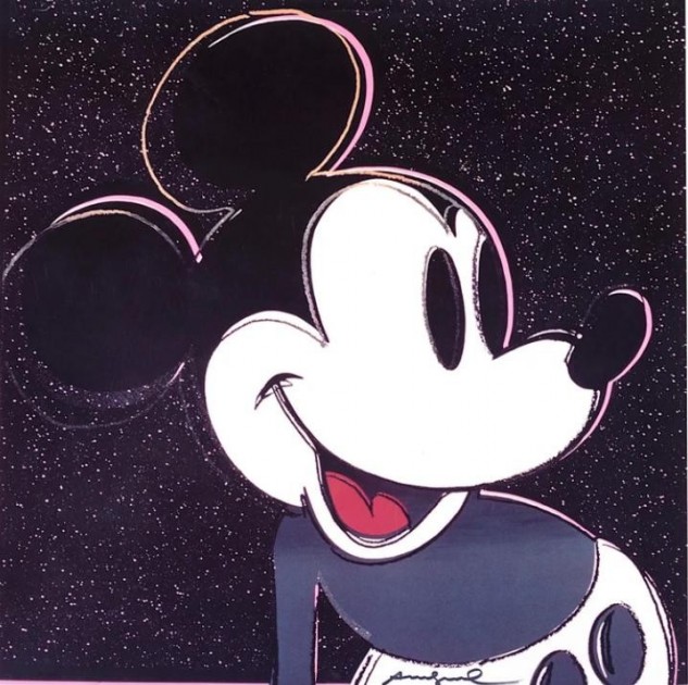Andy Warhol, Mickey Mouse - Diamond Dust Edition from Myths Portfolio