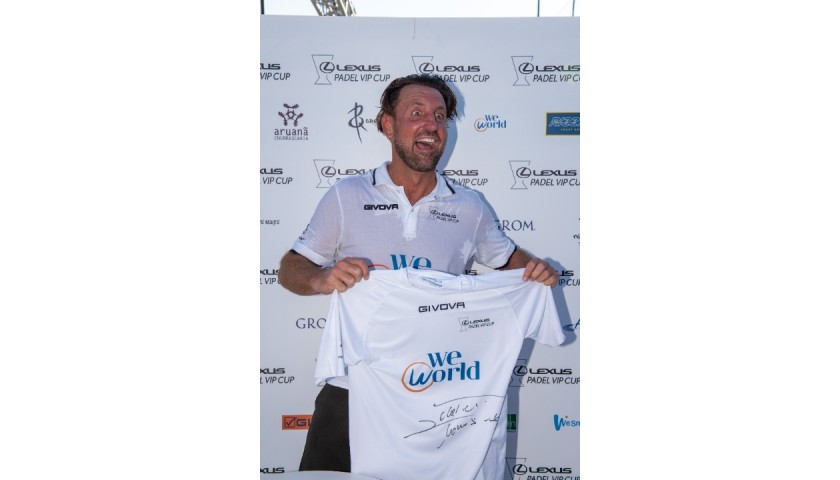 Locatelli's Lexus Padel Vip Cup Worn and Signed Shirts