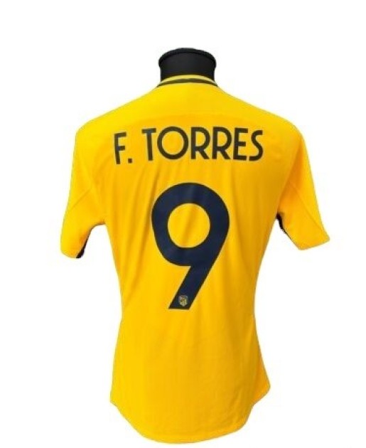 Torres' Atletico Madrid Match-Issued Shirt, 2017/18