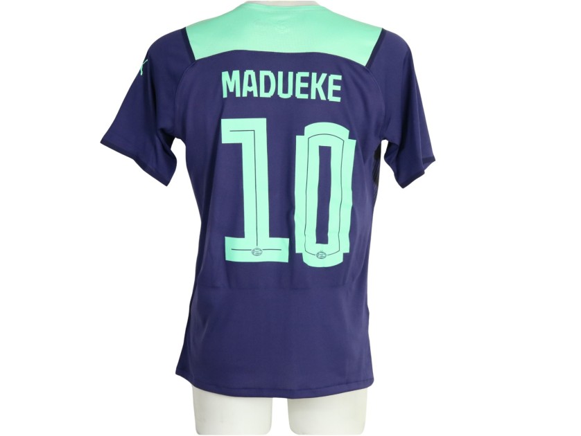 Madueke's PSV Eindhoven Match-Issued Shirt, 2021/22