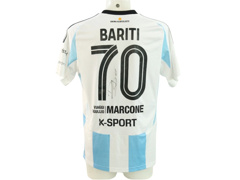 Bariti's Virtus Entella vs Perugia Signed Unwashed Shirt, 2025