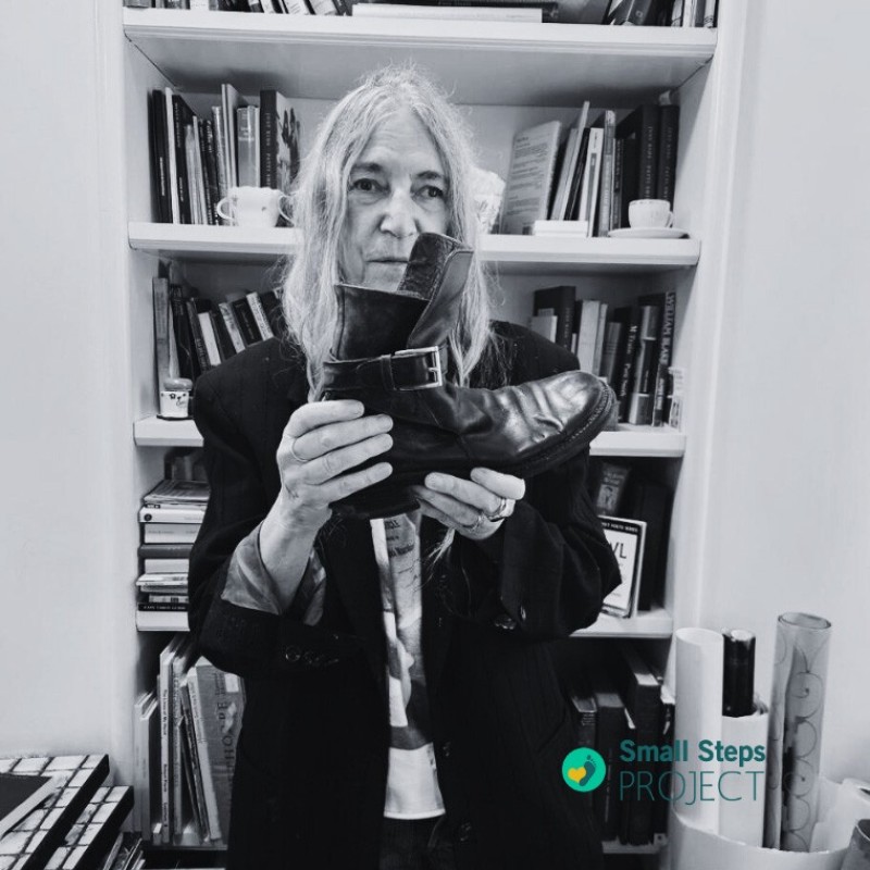 Patti Smith's Worn and Signed Boots