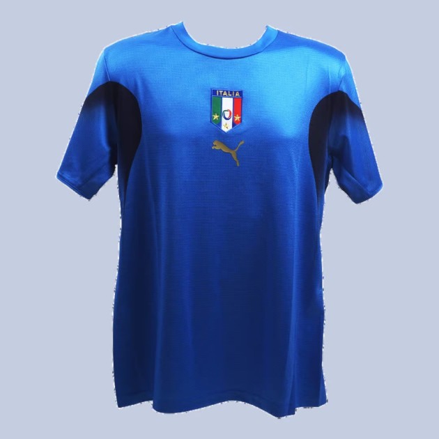 Francesco Totti's Signed Replica Italy Shirt - CharityStars