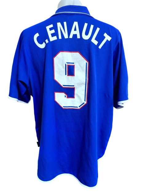 C. Enault's France U17 Match-Issued Shirt, 2000/01