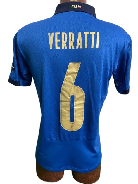 Maglia Preparata Verratti Italia vs Inghilterra, Finale EURO 2020