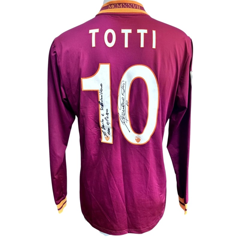 Maglia Gara Totti Roma, 2013/14 - Autografata