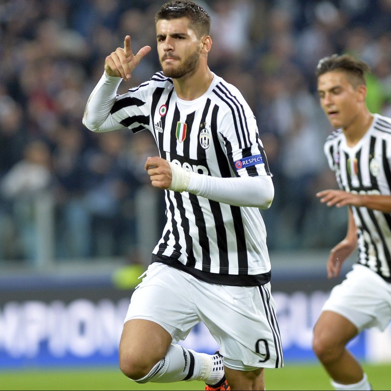 Authentic Morata Juventus Shirt, 2015/16
