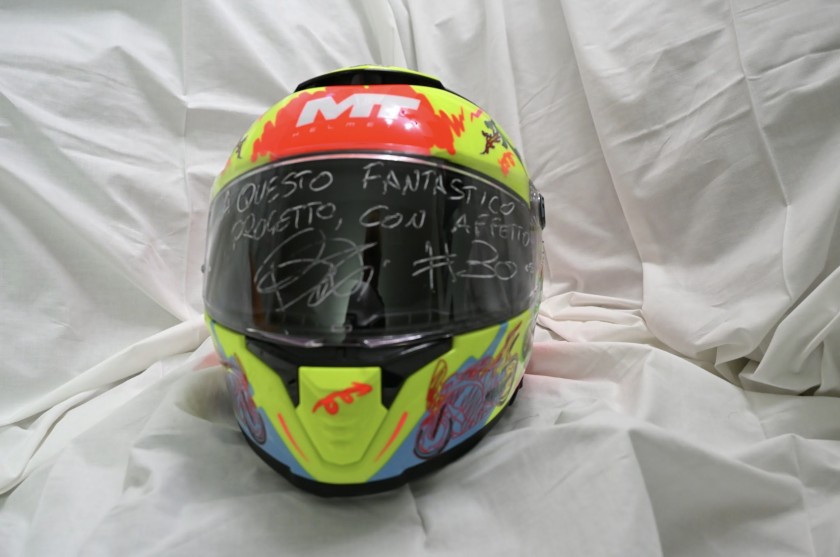 Alberto Butti's Signed Helmet - MT