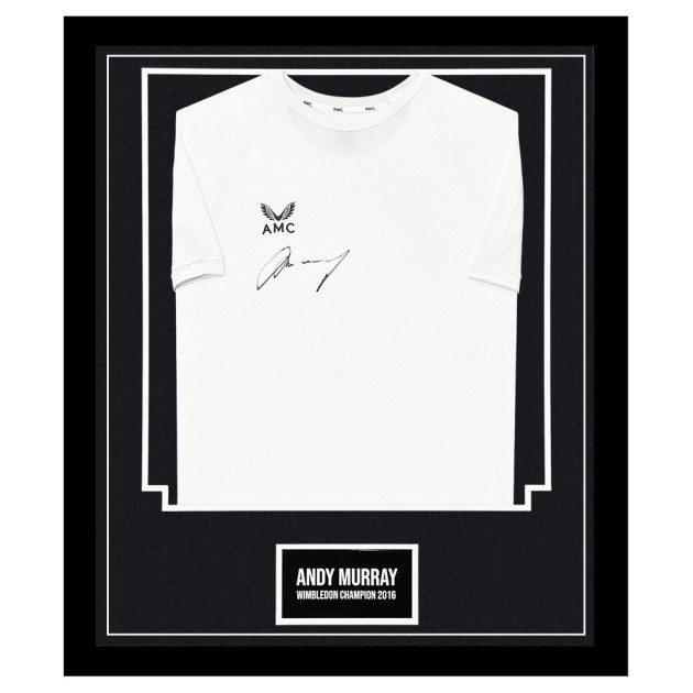 Andy Murray Signed and Framed Shirt