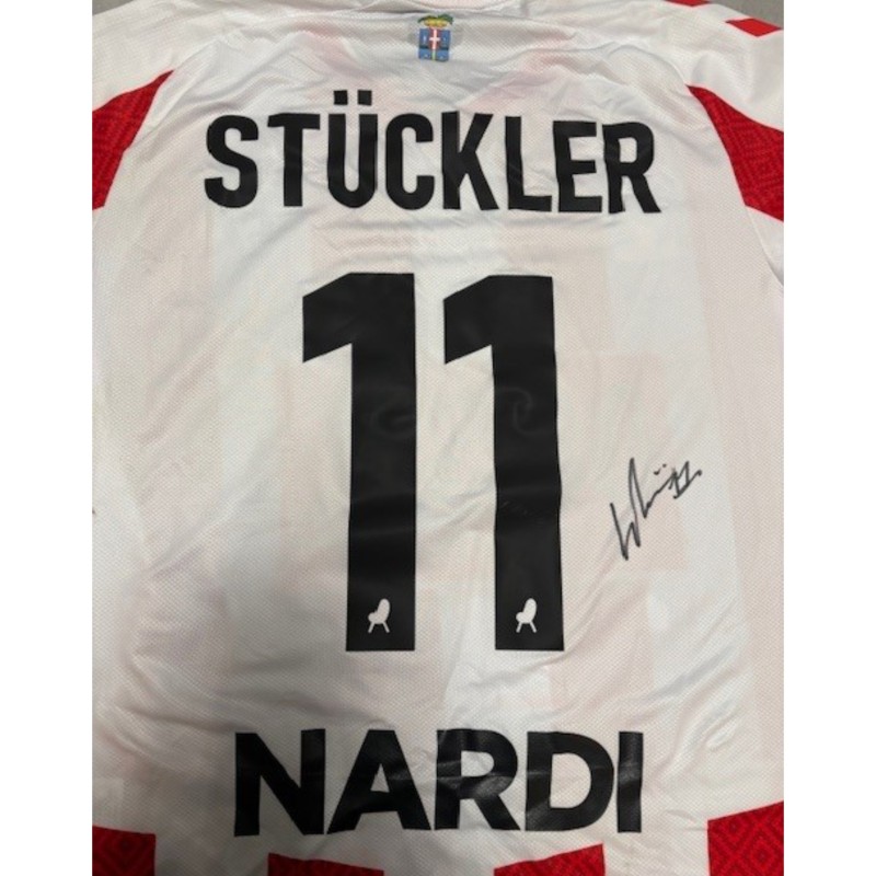 Stuckler's Signed Unwashed Shirt, LR Vicenza vs Pergolettese 2026 - Special Patch Earth Day