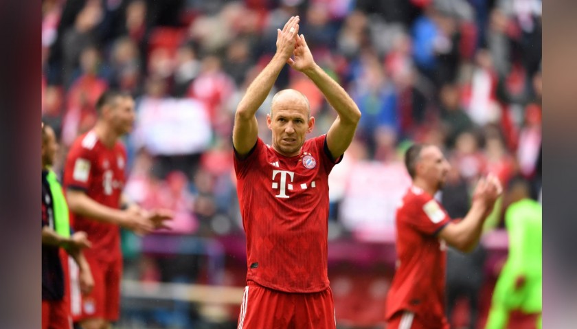 Robben's Bayern Munich Signed Shirt, 2018/19