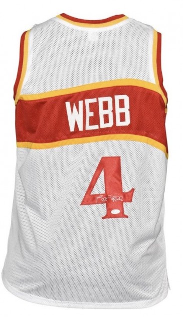 Spud Webb Signed Atlanta Pro Basketball Jersey 