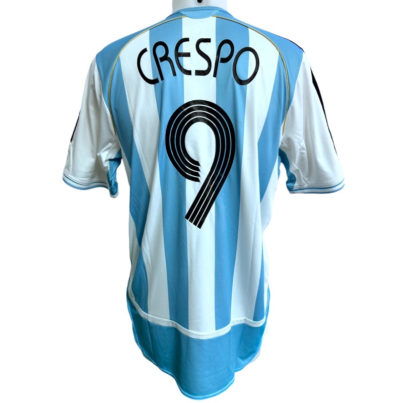 Crespo's Argentina unwashed Shirt, Copa America 2007