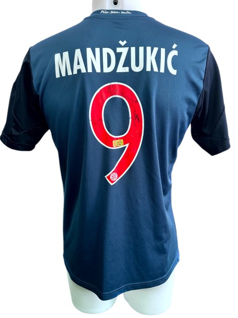 Maglia Ufficiale Mandžukić Bayern Monaco, 2013/14 - Autografata