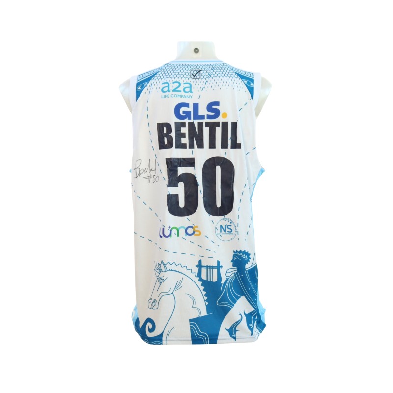 Bentil's Virtus Bologna vs Napoli Basket Signed Unwashed Set, 2025