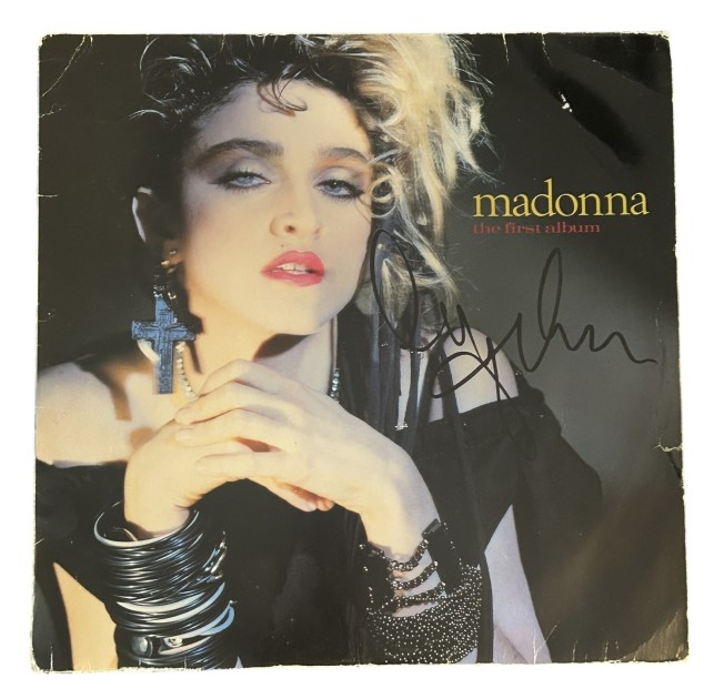 Madonna Signed The First Album Vinyl LP