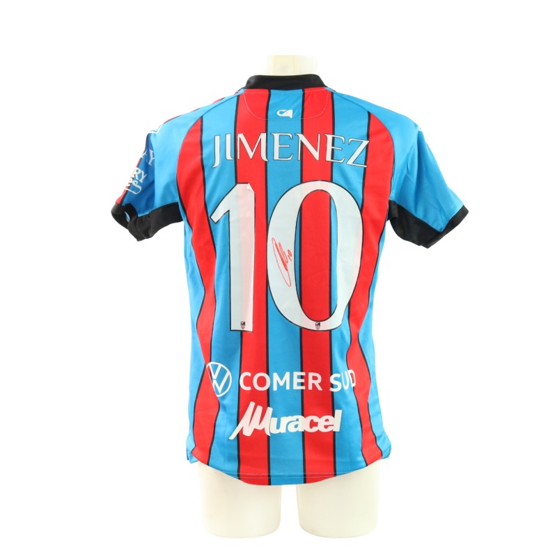 Jimenez's Catania vs Foggia Signed Unwashed Shirt, 2025