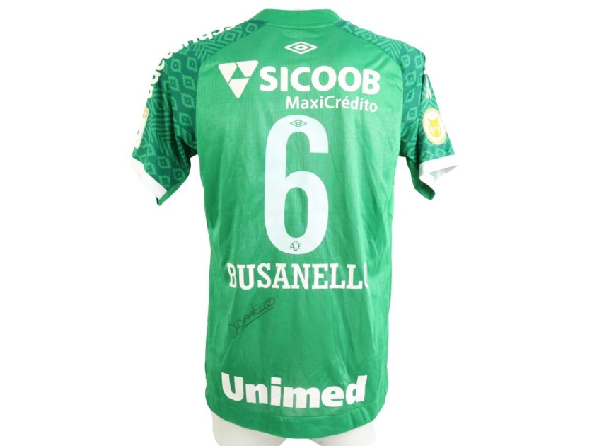 Maglia Busanello unwashed Chapecoense vs Bragantino 2021 - Autografata