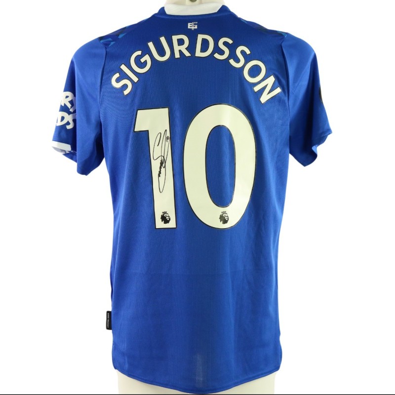 Sigurdsson's Everton Signed Match Shirt, 2019/20