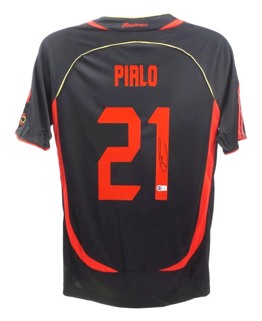 Andrea Pirlo's AC Milan Signed Replica Shirt