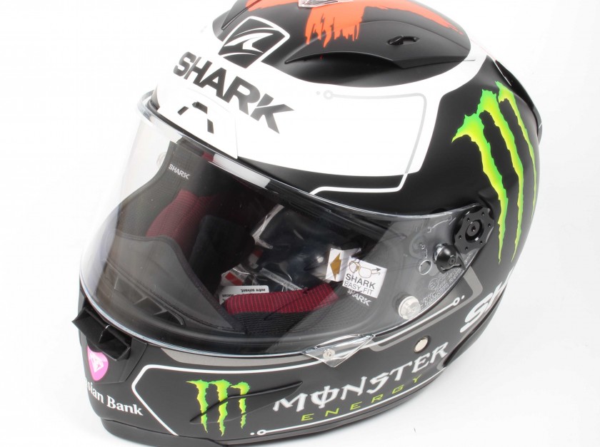MotoGP World Champion, Jorge Lorenzo, signed replica Helmet