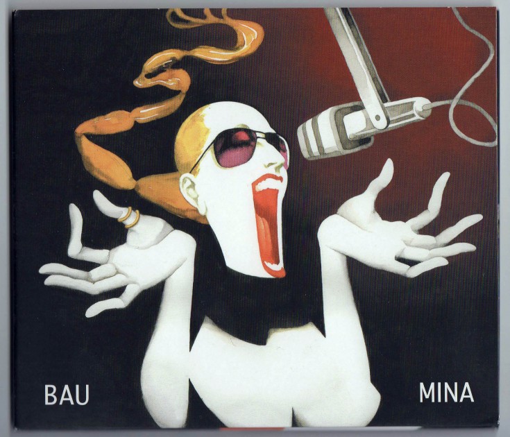 "Bau" cd signed by the italian singer Mina