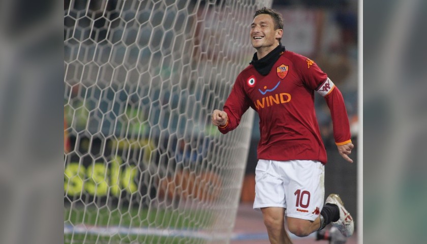 Totti's Roma Match-Issued Shirt, 2007/08