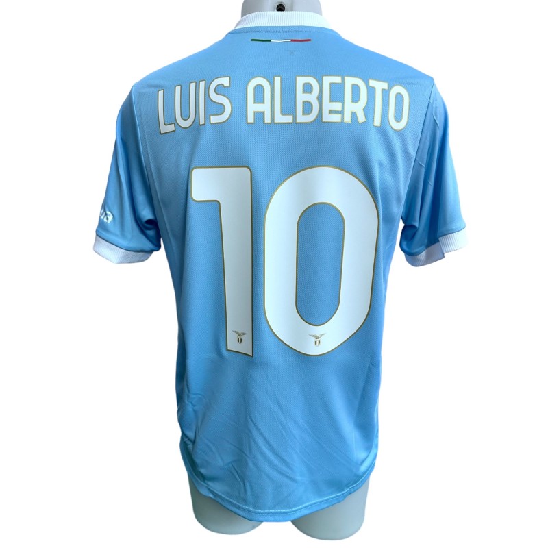 Luis Alberto's Match Shirt, Lazio vs Empoli 2024 - Special 50th Anniversary First Scudetto