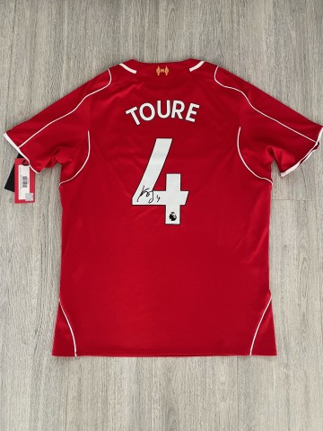 Kolo Touré's Liverpool FC 2014/15 Signed Shirt