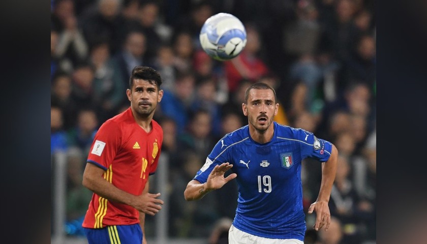 Bonucci's Match Shirt, Italy-Spain 2016