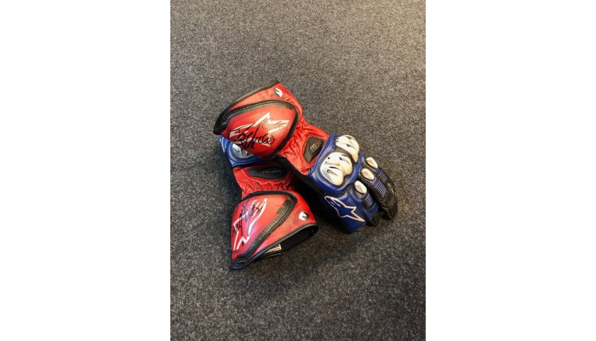 Signed Andrea Dovizioso Gloves from MotoGP 2020