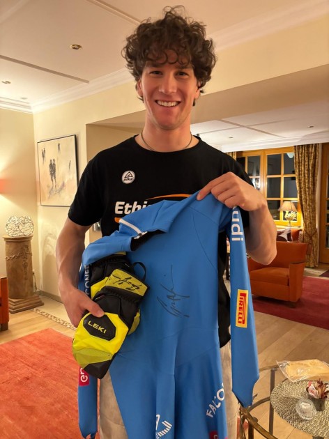 Milano Cortina 2026 Olympics Gloves – Signed by Giovanni Franzoni