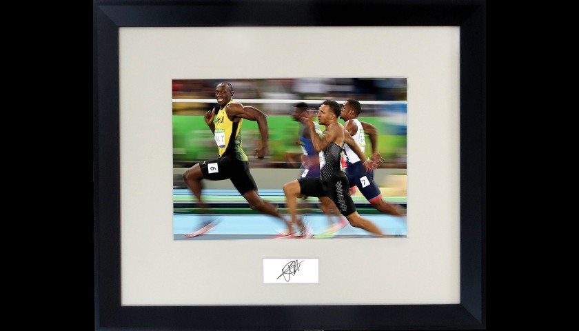 Usain Bolt Signed Print