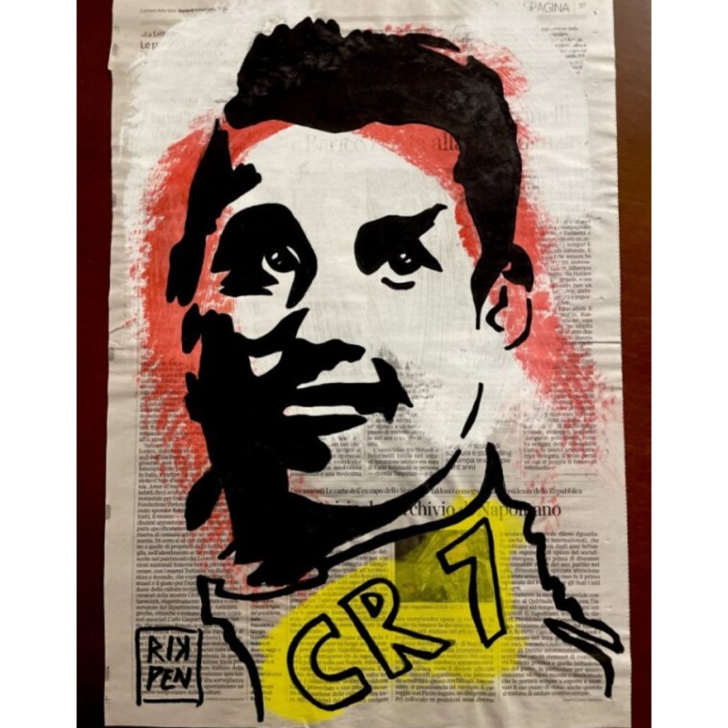 Cristiano Ronaldo: Unique Work on RikPen's Newspaper